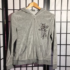 Iris Singer Zip Up Hoodie Size S